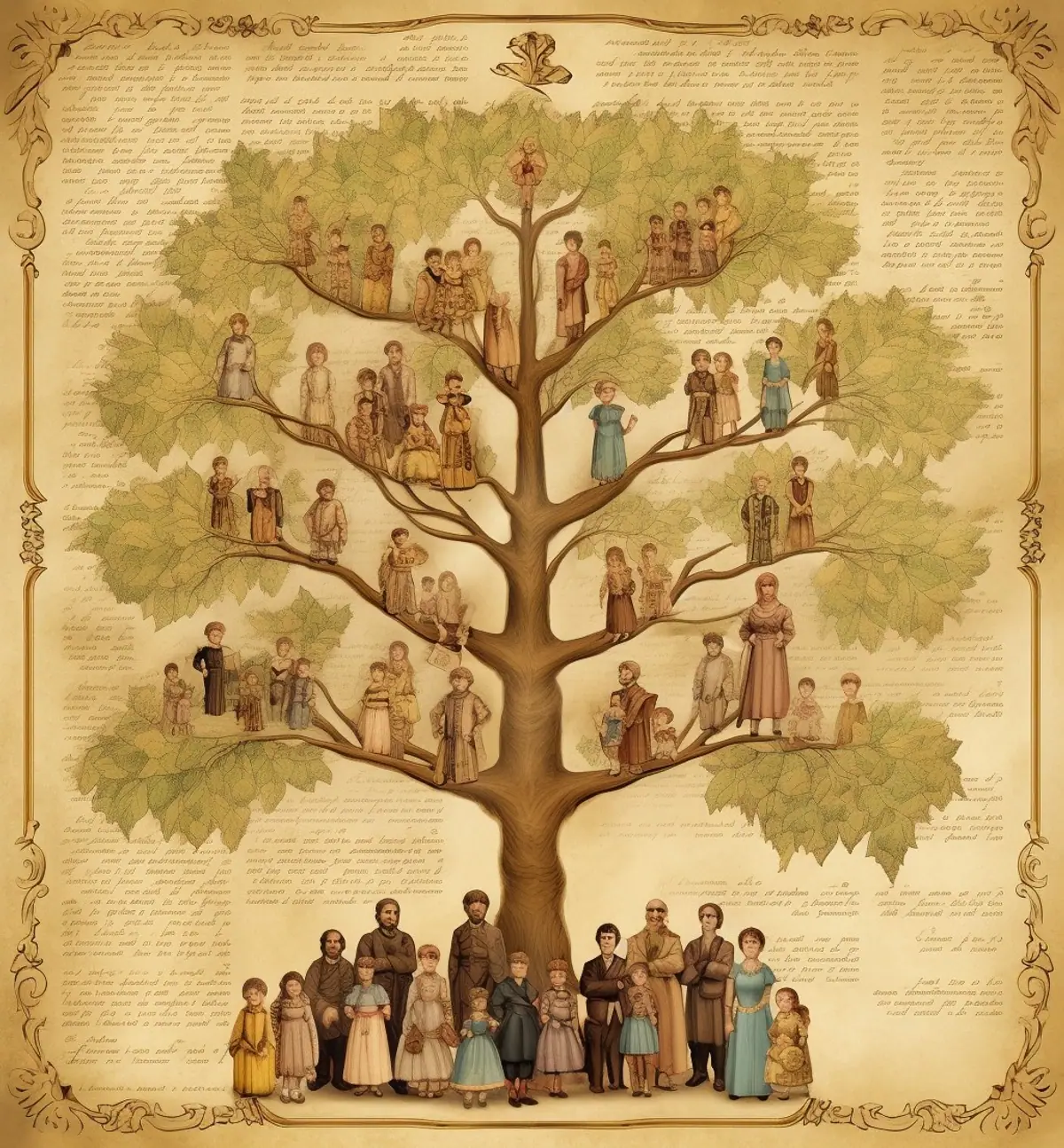 Illustration for the book of 1 Chronicles