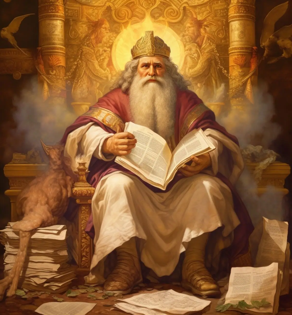 Illustration for the book of 2 Chronicles