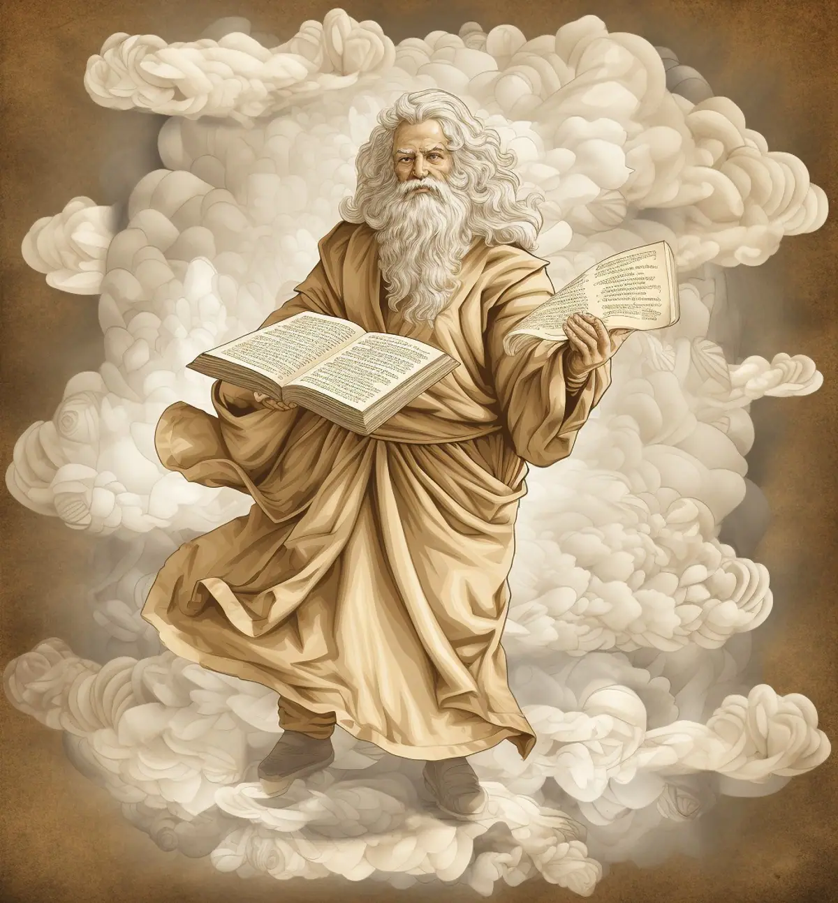 Illustration for the book of Ezekiel