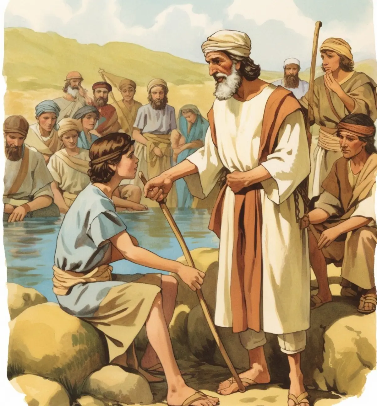 Illustration for the book of Joshua