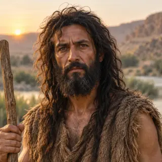 A portrait of John the Baptist